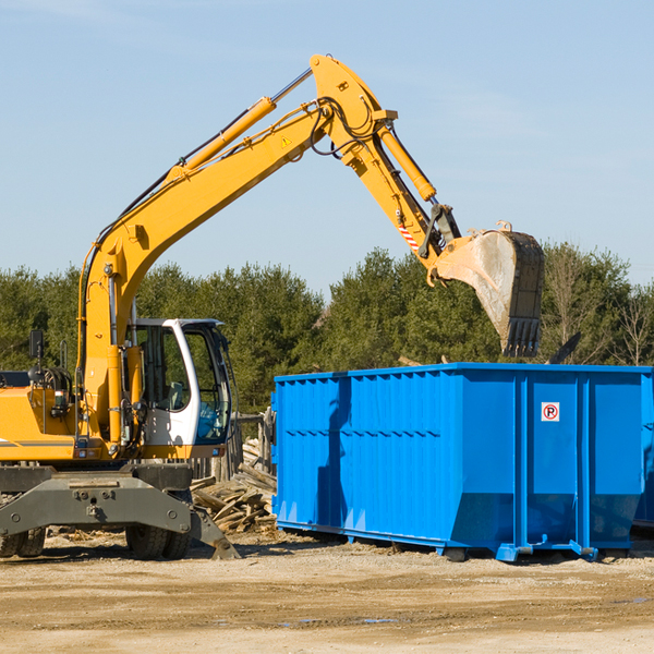 can i choose the location where the residential dumpster will be placed in Fayette City Pennsylvania